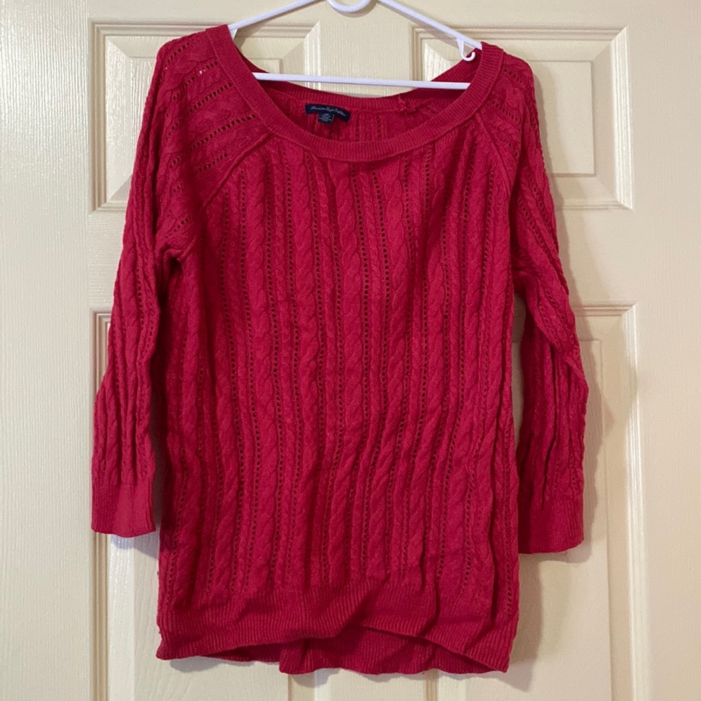 Red sweater